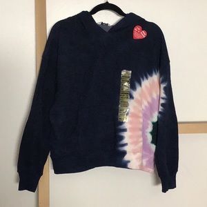 NWT Wild Fox Tie-Dye Hoodie Size: Medium